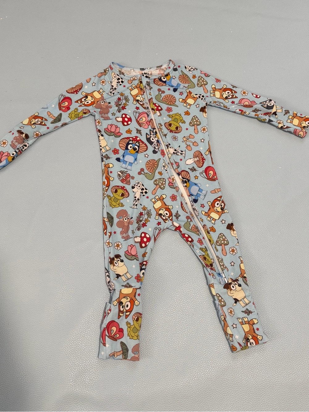 Bluey Bamboo Zip Up Sleeper